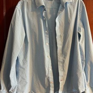 Blue Checkered Men's Shirt